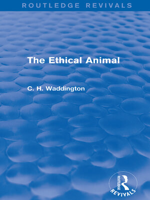 cover image of The Ethical Animal